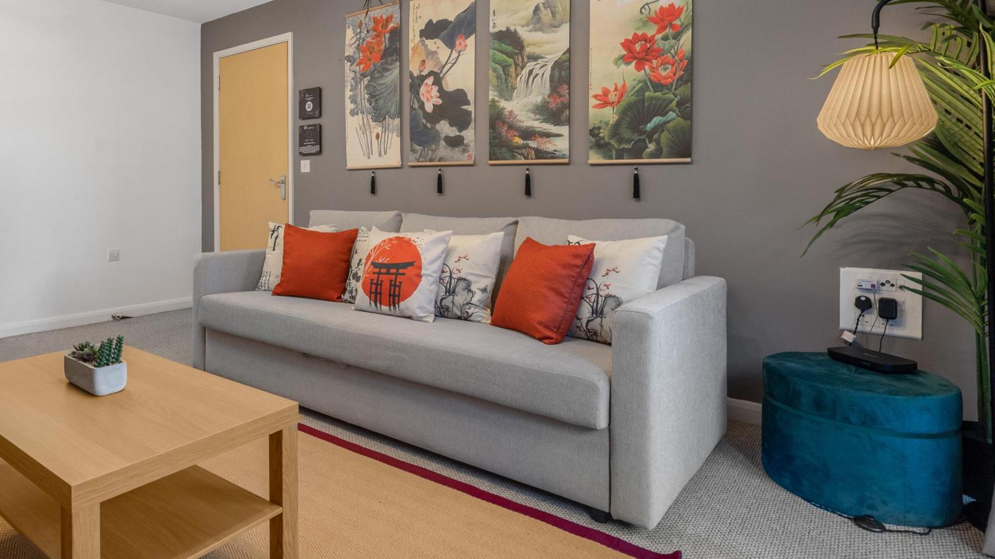 Japanese Suite 2Bed 2Bath, Free Park, Netfix, 75 Inch Tv, Games - City Centre- Maihom Birmingham Exteriér fotografie