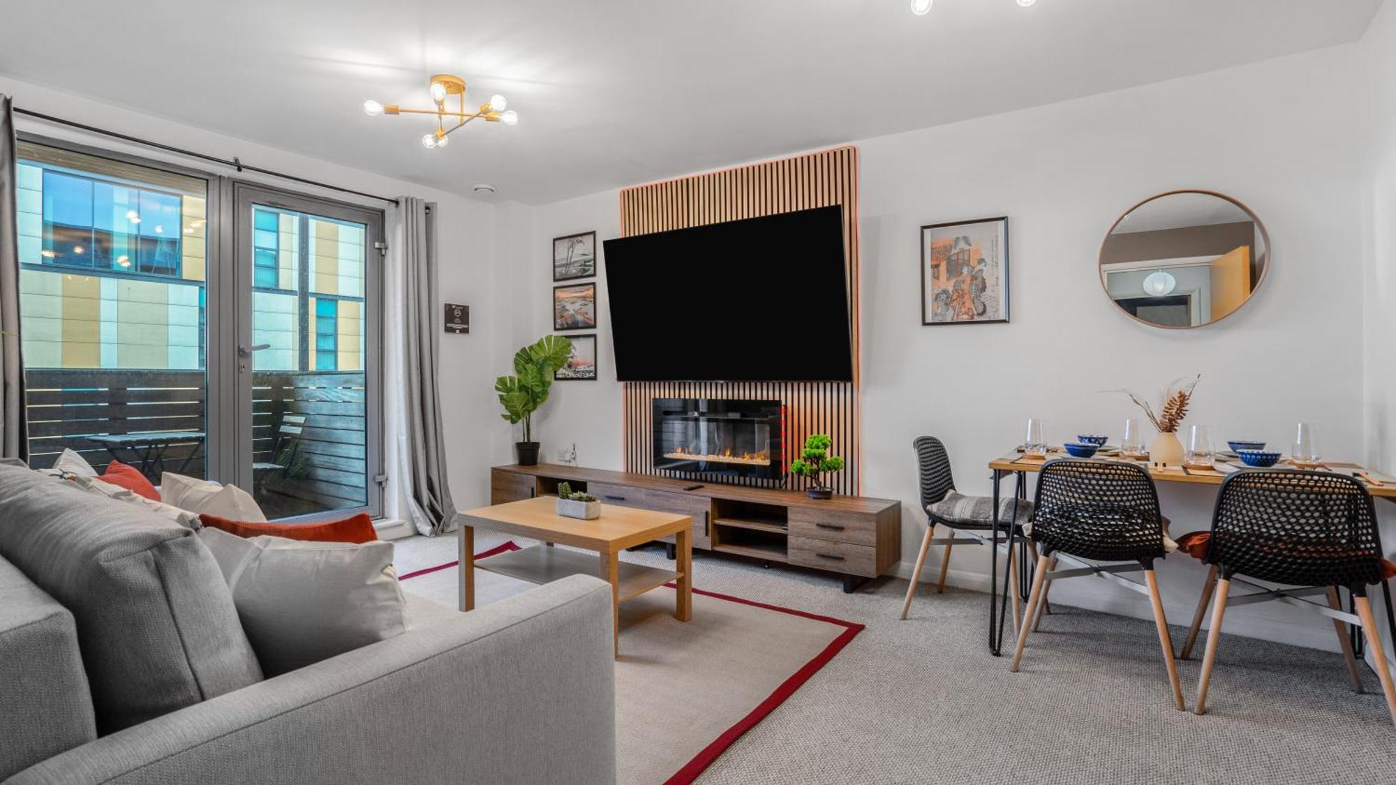 Japanese Suite 2Bed 2Bath, Free Park, Netfix, 75 Inch Tv, Games - City Centre- Maihom Birmingham Exteriér fotografie
